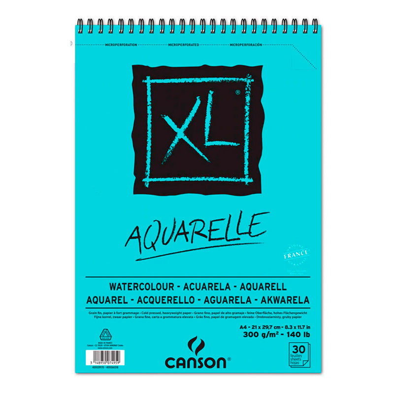 Block XL acuarela Canson 300gr | Block XL Aquarelle Canson 30h
