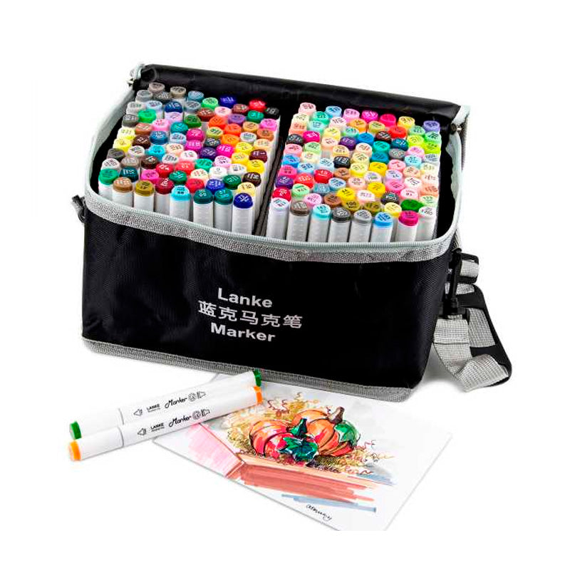 Ohuhu Marcadores de alcohol con punta de pincel y bolígrafos de pintura  acrílica de 30 colores : Arte y Manualidades 