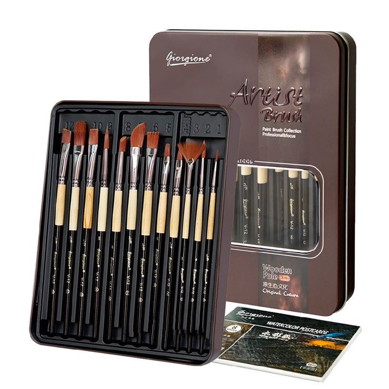 Paint Brushes For Oil Painting And Watercolor, Professional Artist Painting  Brush Set For Oil,acrylic,canvas, Gouache,includes Fine Detail Paint Brush  For Fine Detailing Painting - Temu Germany