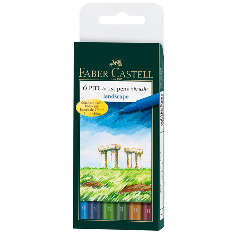 Set marcadores Pitt Artist Pen B Landscape Faber Castell